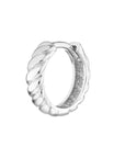 white gold hoop earrings