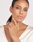 Large Geometric 14K Gold Statement Ring for Women