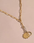 gold sun medallion