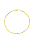 gold mirror link bracelet