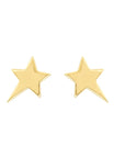 gold star stud earrings
