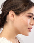 gold starfish earrings