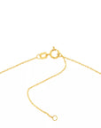 small gold dog tag necklace