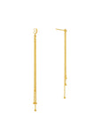 14k gold dangle earrings