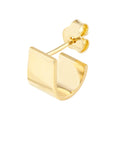 14k gold huggie earrings