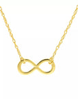 women's infinity necklace gold