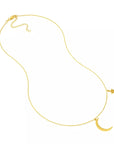 14k gold star necklace