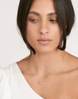 14k solid gold heart necklace for women