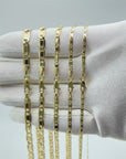 14K Real Gold Valentino Chain Necklace