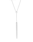 14k gold bar necklace