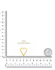 gold heart pendant