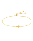 gold cross bracelet