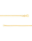 14k gold bead bracelet