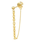 14k gold drop earrings