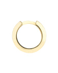 yellow gold hoop earrings