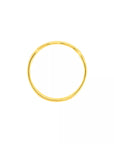 Large 14K Real Gold Square Ring
