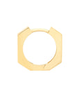 yellow gold hoop earrings