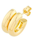 chunky gold hoops
