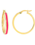 gold hoop earrings 14k