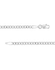 14k white gold cuban bracelet