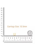 gold huggie hoop earrings