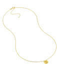 14k gold mama bear necklace