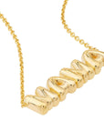 14k yellow gold Mama charm necklace