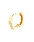 14k gold huggie earrings
