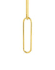 gold chain earrings