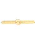 gold bar earrings stud