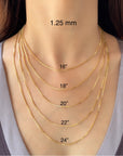 14k gold chain for women
