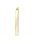 14k solid gold hoop earrings