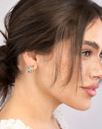 14k solid gold earrings