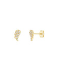 gold diamond studs