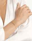 14k gold valentino bracelet