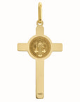 St Benedict Pendant 14k