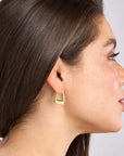 14k gold hoop earrings