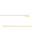 thin pendant necklace 14k solid gold