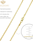 10kt gold chain