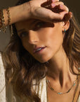 gold and turquoise necklace