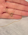 heart necklace gold