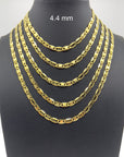 14k solid gold rope chain
