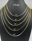 yellow gold jewellery