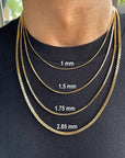 gold necklace women