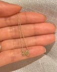 butterfly necklace gold - Jewelheartcalifornia