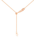 Real 14K Solid Gold Adjustable Box Link Chain Necklace