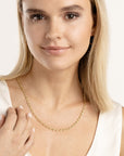 anchor link necklace