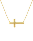 sideways necklace