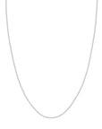 white gold adjustable chain