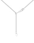 white gold snake chain